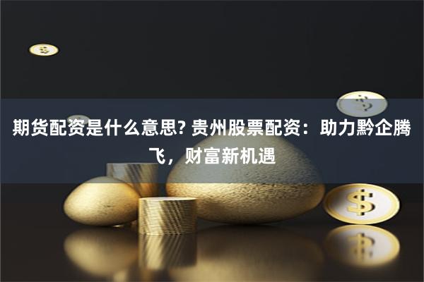 期货配资是什么意思? 贵州股票配资：助力黔企腾飞，财富新机遇