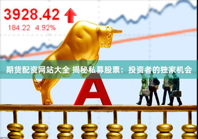期货配资网站大全 揭秘私募股票：投资者的独家机会