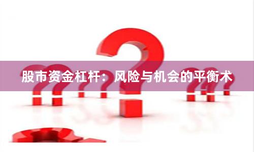 股市资金杠杆：风险与机会的平衡术